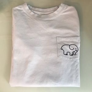 pale blue long sleeve ivory ella shirt